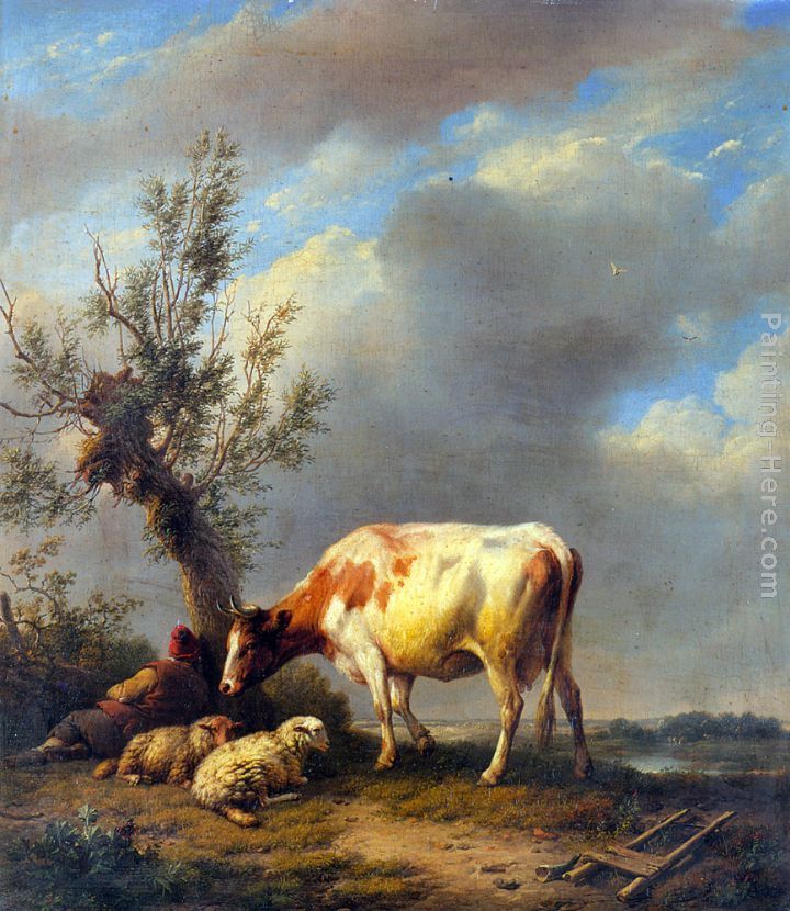 Eugene Verboeckhoven The Shepherd's Rest